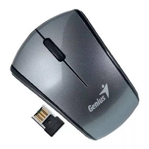 Mouse Inalambrico Genius 900s 10mtrs Notebook Pc Mac Color Gris