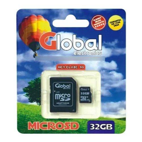 Microsd 32 Gb Con Adaptador Sd Clase 10 Hfc1 - Global Electronics (caja X 2000)